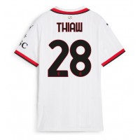 AC Milan Malick Thiaw #28 Fußballbekleidung Auswärtstrikot Damen 2024-25 Kurzarm